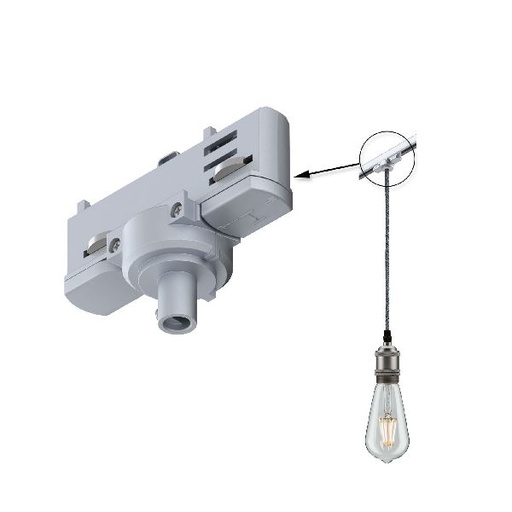 [PAU91385] Adaptateur Susp ProRail3 Universal Arg 230V métal/plastique 3 phases
