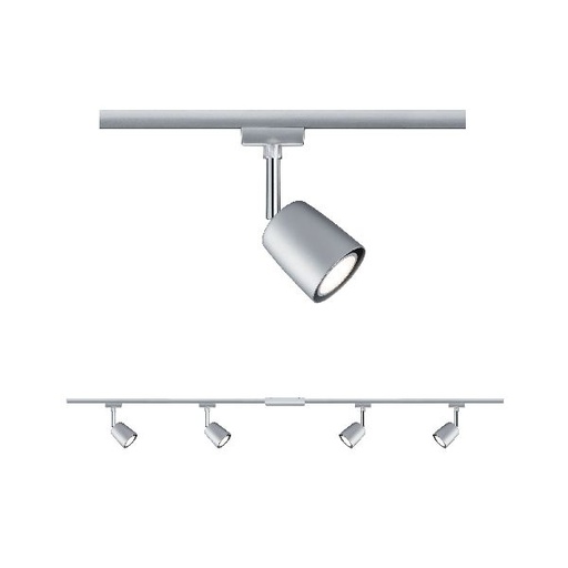 [PAU96897] Kit URail Cover 4x max.10W Chrome mat/ Chrome 230 V métal/plastique