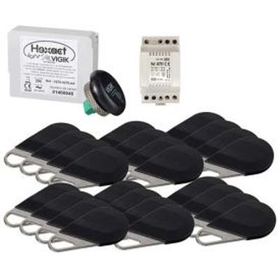 [AIP150045] AIPHONE Pack centrale de gestion Vigik® + alimentation + 24 badges - HEPACK24