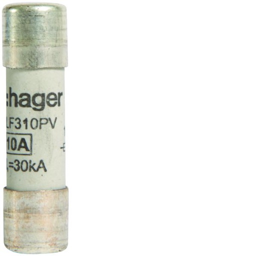 [HAG-LF310PV] Cartouche Fusible cylindrique PV 10x38 mm 1000V DC 10A LF310PV