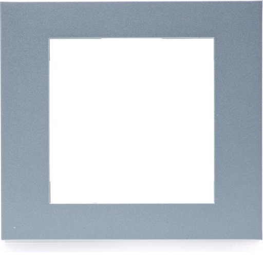 [HAG-WXP0109] Plaque gallery plastique pour thermostat KNX WKT510 et WKT511 gallery titane WXP0109