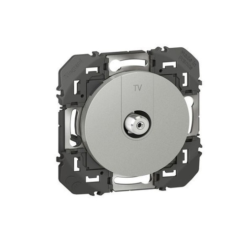 [LEG600450] Dooxie Prise Tv Type F Blindee Aluminium legrand 600450