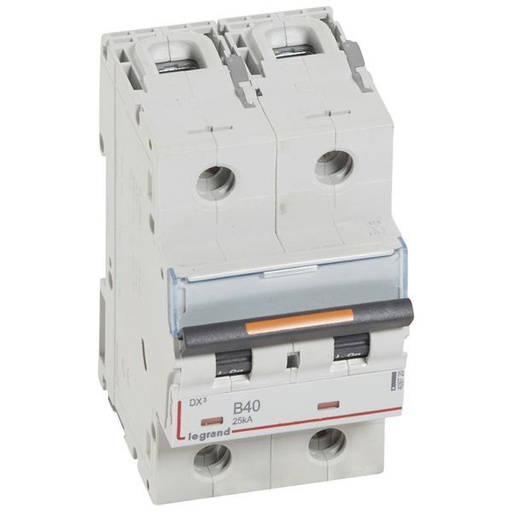 [LEG409720] Dx3 Disjoncteur 2P B40 25Ka legrand 409720
