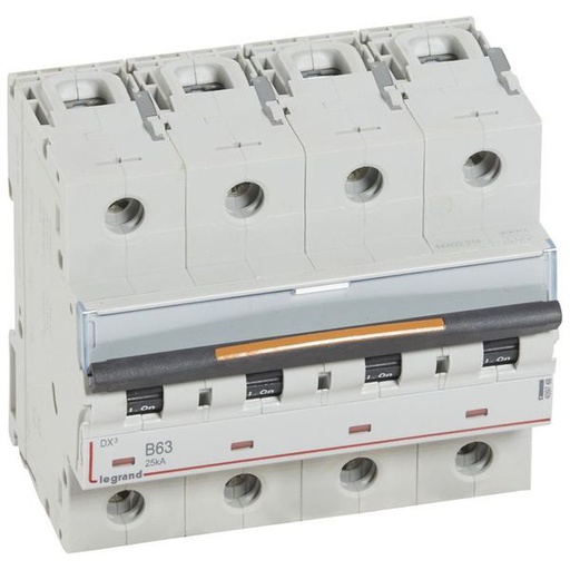 [LEG409748] Dx3 Disjoncteur 4P B63 25Ka legrand 409748