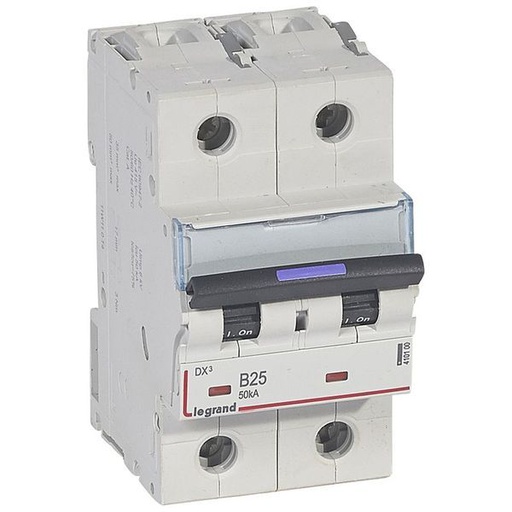 [LEG410100] Dx3 Disjoncteur 2P B25 50Ka legrand 410100