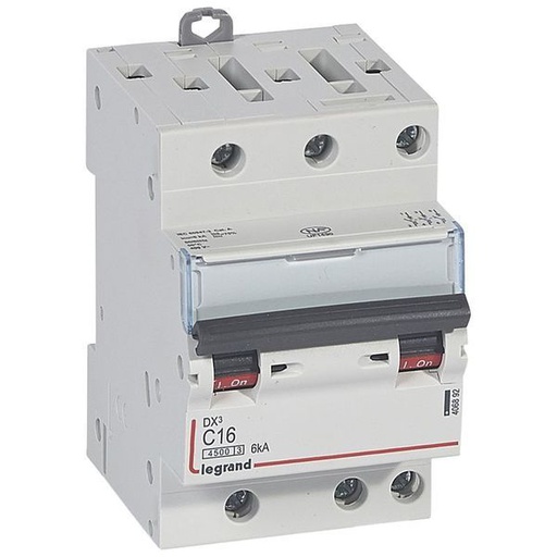 [LEG406892] Dx3 Disjoncteur 3P C16 4500A/6Ka 3 Modul Es legrand 406892