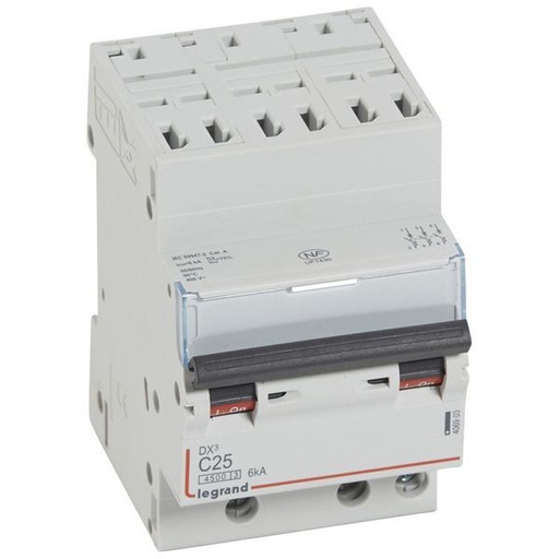 [LEG406903] Dx3 Disjoncteur 3P C25 4500A/6Ka Auto legrand 406903