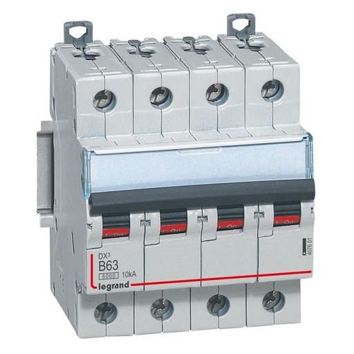 [LEG407601] Dx3 Disjoncteur 4P B63 6000A/10Ka legrand 407601
