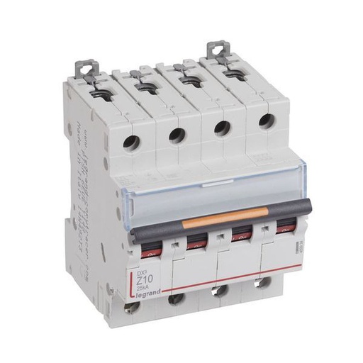 [LEG409934] Dx3 Disjoncteur 4P Z10 25Ka legrand 409934