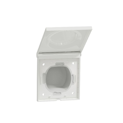 [SCHS520772] Odace Styl Pratic, plaque Blanc avec couvercle sou S520772