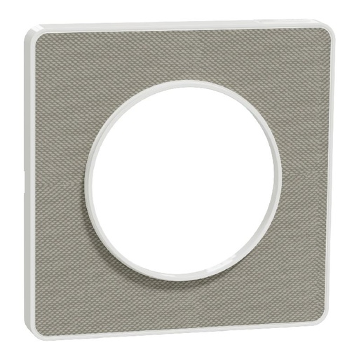 [SCHS520802KG] Odace Touch - Plaque de finition Kvadrat 1 poste - S520802KG