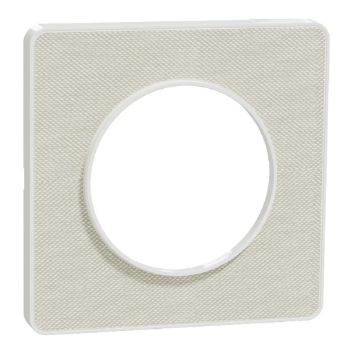 [SCHS520802KW] Odace Touch - Plaque de finition Kvadrat 1 poste - S520802KW