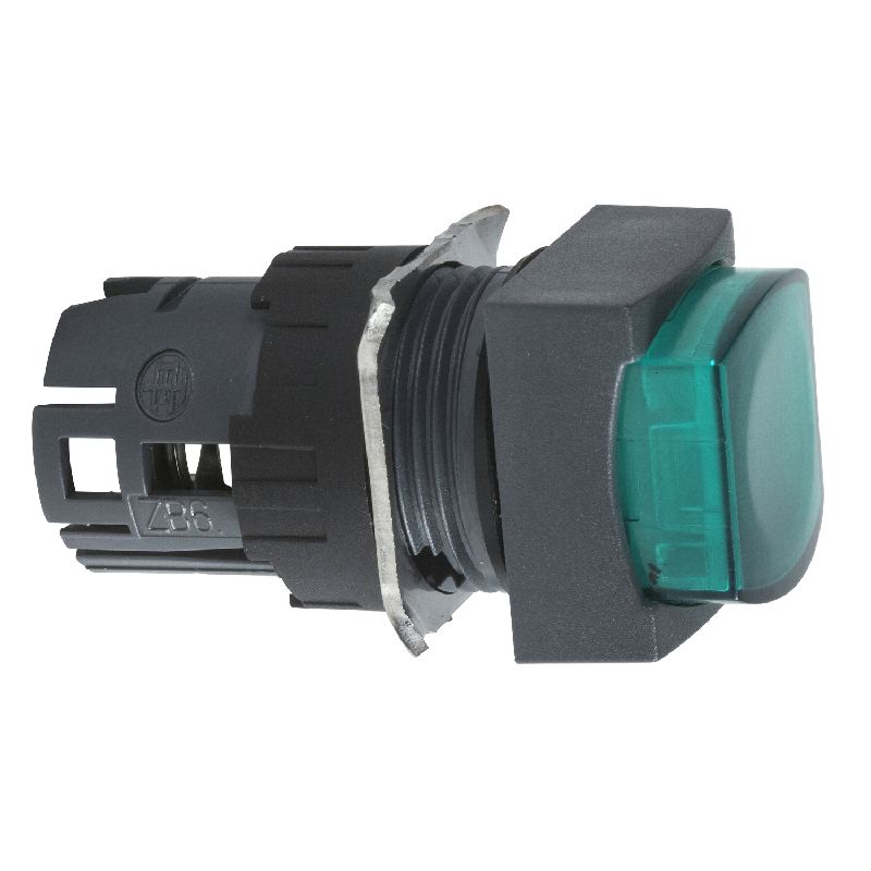 Harmony ZB6 - tête carrée pour bouton-poussoir lum ZB6CE3