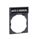 Harmony porte étiquette 30 x 40 mm standard - Ø22 ZBY2485