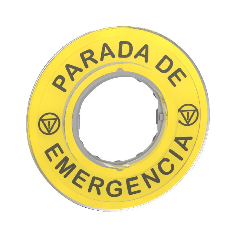 Harmony - étiquette circulaire jaune 3D - Ø60 - Pa ZBY9420
