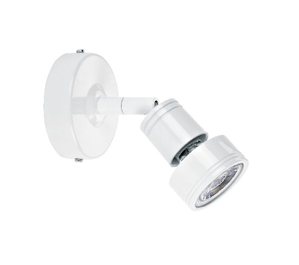 Zao 01 - spot sur patère gu10, blanc, a/lpe led 6w 3000k 500lm incl - 0221