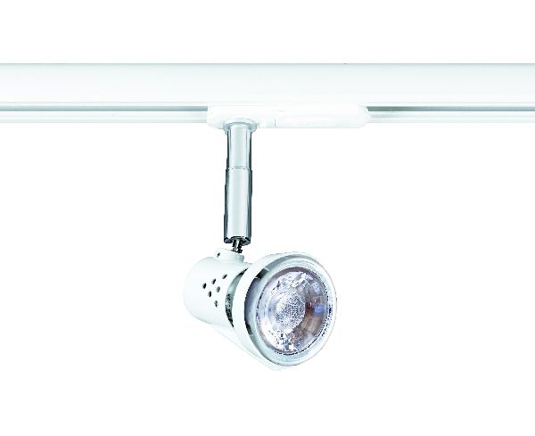 Rubis 029 - spot rail 1 all. 029 gu10, blanc, a/lpe led 6w 3000k 500lm - 0260