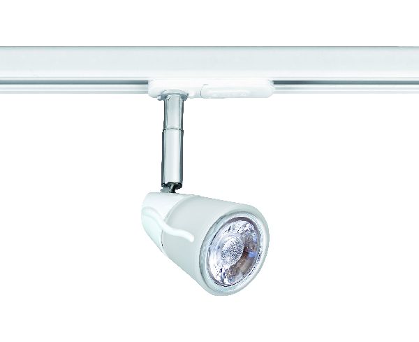 Diam 029 - spot rail 1 all. 029 gu10, blanc, a/lpe led 6w 3000k 500lm - 0261