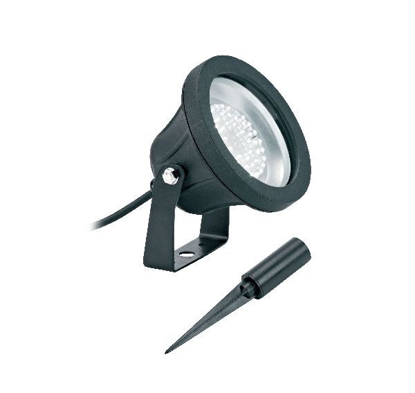 Suko - proj. ext. ip44 ik08, noir, angle 17°, led intég. 5,5w bl.froid - 0300