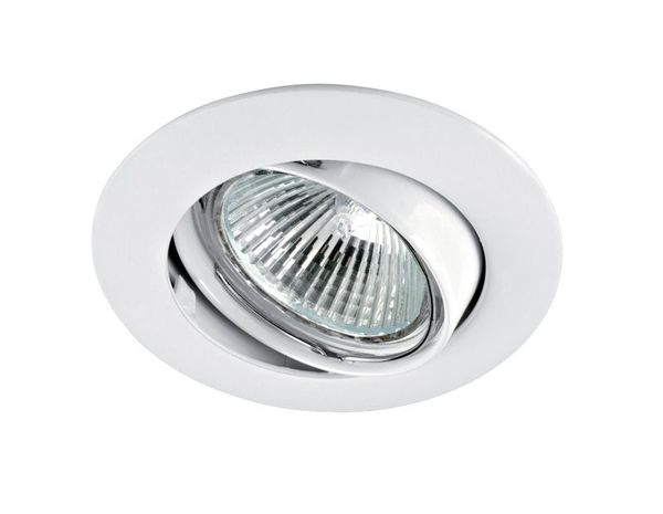 Galaxy - encastré gu10, rond, basc., blanc, a/lpe halog. 50w 400lm inc - 0585