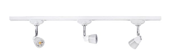 Diam - rail 1 all. 029 + 3 spots gu10, blanc, a/lpes led 6w 3000k 500l - 1176