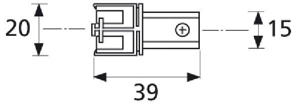 Connexion pour rail tbt - 1552