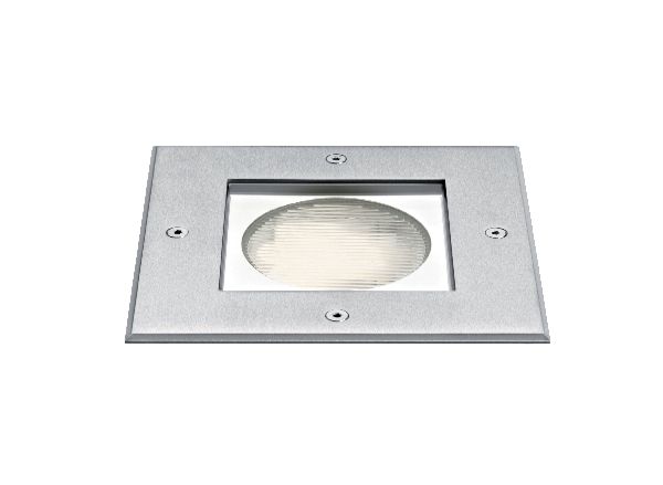 Luxsol 2 - encastré sol ext. gx53 ip67 ik10, carré, inox, lampe non in - 1750