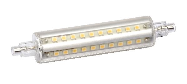 Lampe r7s 118mm, 360°, led 10w 3000k 1000lm, cl.énerg.a+, 30000h, dimm - 20016