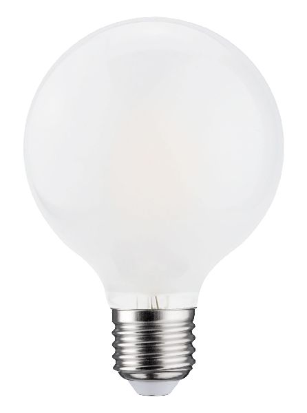 Lampe globe g80 filament e27 7w 3000k 800lm, cl.énerg.e, 15000h, opale, dimm - 20051