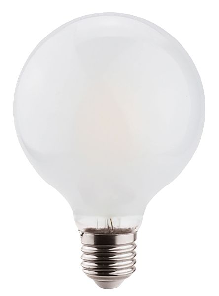 Lampe globe g95 filament e27 9w 3000k, 1055lm, cl.énerg.e, 15000h, opale, dimm - 20052