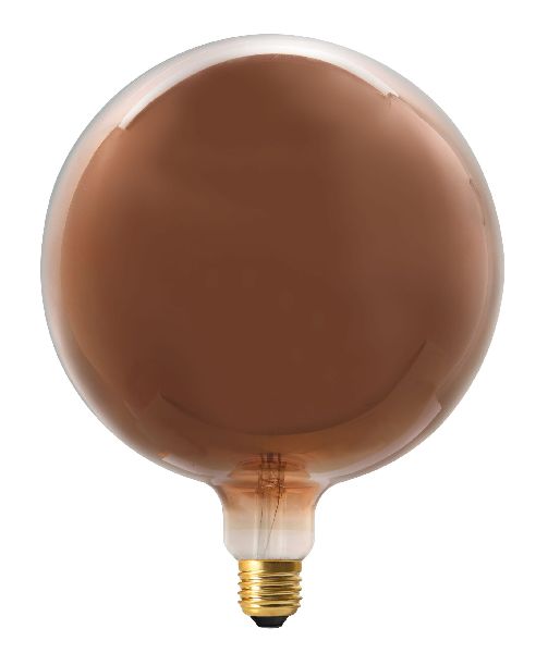 Lampe déco globe e27 led 4,1w 1700k 30lm, 25000h, dimmable, cuivrée - 20114