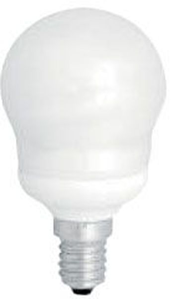 Lampe sphérique fluorescente ø50 e14 - 2831