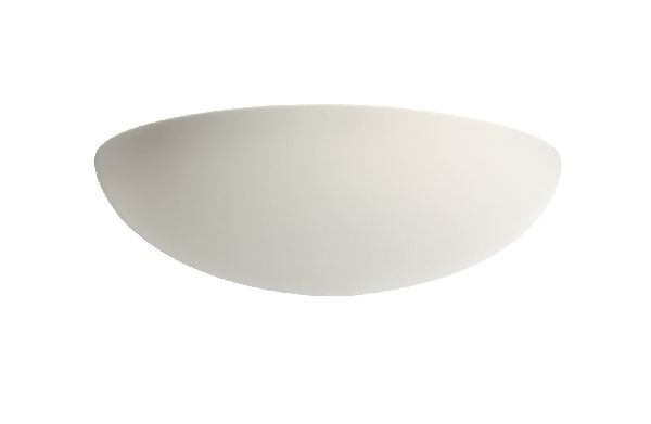 Domino - applique mur plâtre e27 77w max.,demi-lune, lampe non incl. - 3004