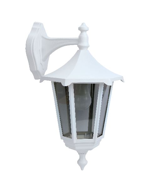 Monaco - appl. mur ext. (haut) ip43 ik02, blanc, e27 100w max., lampe - 3034