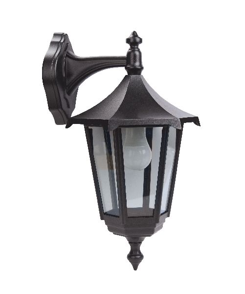 Monaco - appl. mur ext. (haut) ip43 ik02, noir, e27 100w max., lampe n - 3036