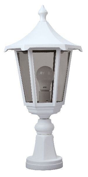 Monaco - borne ext. ip43 ik02, blanc, e27 100w max., lampe non incl., - 3042