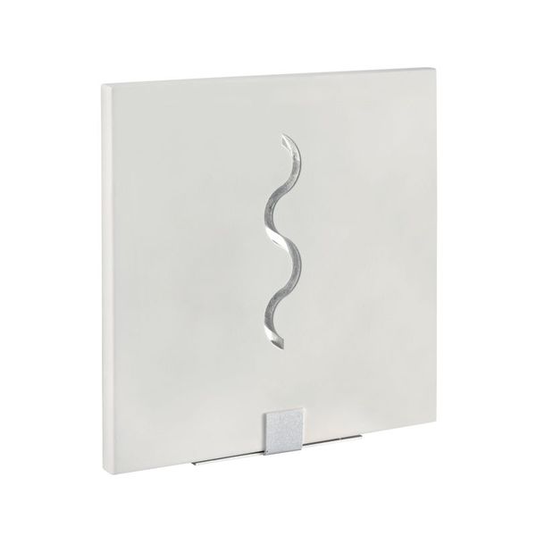 Viax - applique mur plâtre 2g7 2x9w max., carré, blanc, lampe non inc - 3052
