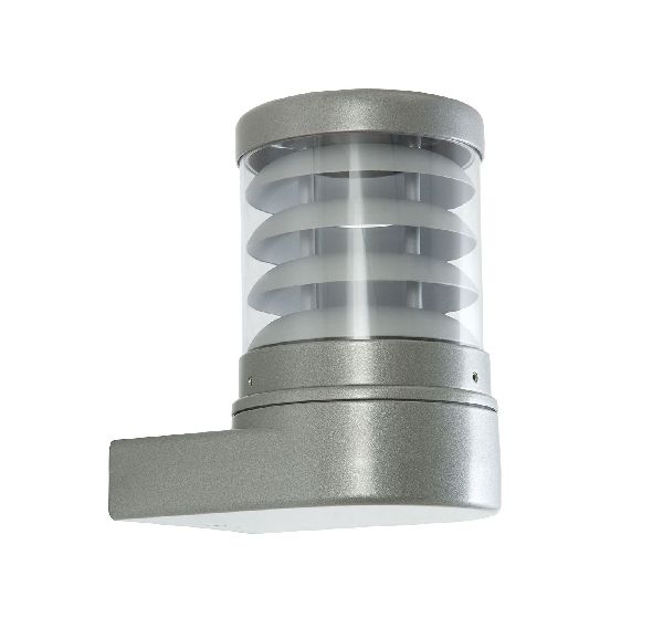 Polo - applique mur ext. ip44 ik07, gris alu, e27 70w max., lampe non - 3122