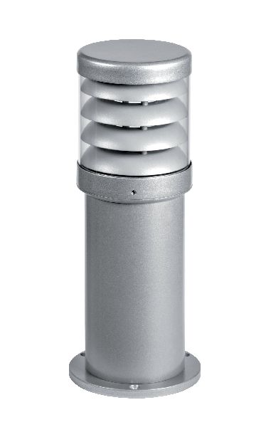 Polo - borne ext. ip65 ik07, gris, e27 70w max., lampe non incl., haut - 3123