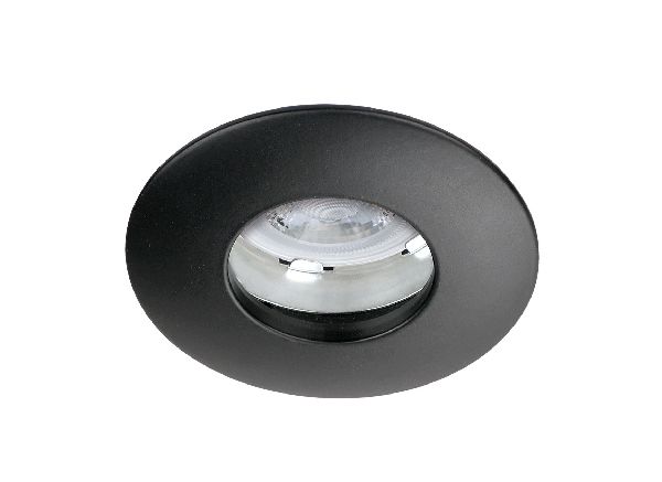 Hidro - encastré gu5,3, ip20/65, vol.1, rond, fixe, noir, lampe non incl. - 4064