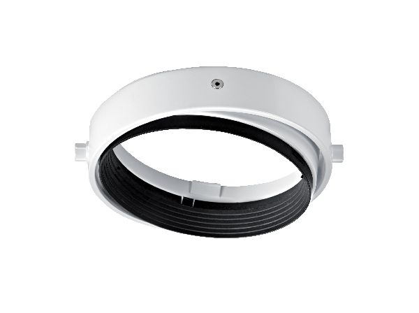 Quadra 185-support p/lampe g53 ar111, rond, orient.et basc, blanc,lamp - 4196