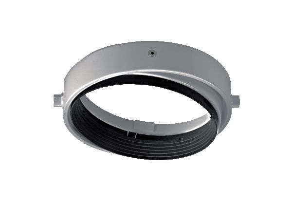 Quadra 185-support p/lampe g53 ar111, rond, orient.et basc, gris,lampe - 4197