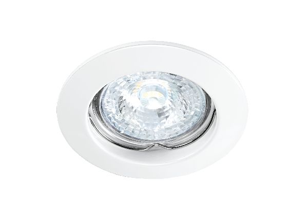 Fixo 230 cx -encastré gu10, rond, fixe, blanc, connex. s/outil, lampe - 4557