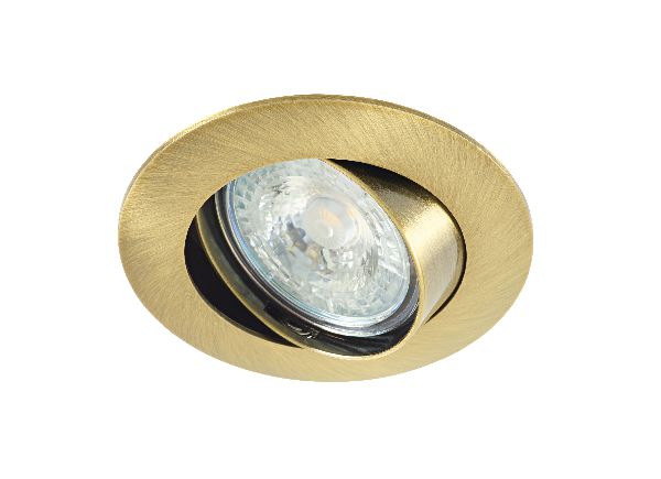 Lunar 230 cx-encastré gu10, rond, basc., bronze, connex. s/outil, lamp - 4565