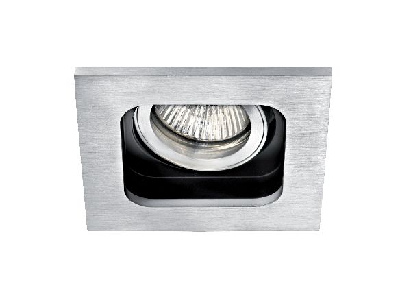 Square 50-12 - encastré gu5,3, carré, orientable et basc., alu, lampe - 4669