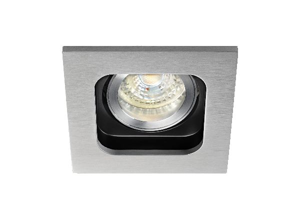 Square 50-230 - encastré gu10, carré, orientable et basc., alu, lampe - 4725