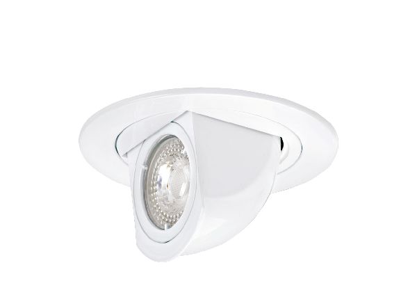 Speed 110 - encastré gu5,3, rond, orientable et basc., blanc, lampe no - 4845