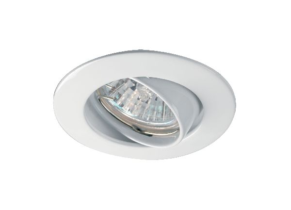 Lunar 35-12 - encastré g4, rond, basculant, blanc, lampe non incl. - 4870