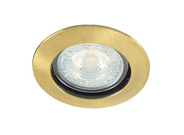 Disk - encastré gu10, rond, fixe, bronze, lampe non incl.,conx°s/outil - 4883