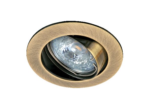 Lunar 50-12 - encastré gu5,3, rond, basculant, bronze, lampe non incl. - 4885